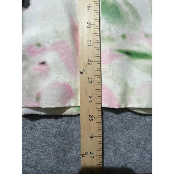 Vtg Feraud Women's Single-Breasted Blazer Multi Watercolor Silk Size F24 US 10 - Picture 5 of 6